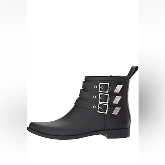 LOEFFLER RANDALL Luxury Zip-Up Nash Rainboots Size 11 Reg $395 - Picture 3 of 13